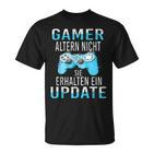 Lustiges Zocken Gamer Update Jungs Gaming Nerd T-Shirt