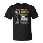 Matthias Sohn Gottes T-Shirt, Motiv mit Spruch und Grafik