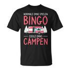 Normale Omas Spielen Bingo Coole Omas Campen T-Shirt