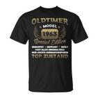 Oldtimer Model Jahrgang 1963 Special Edition Herren Lustiges T-Shirt