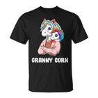 Oma Mais Oma Einhorn Lustiges Oma Einhorn T-Shirt