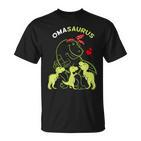 Omasaurus Oma Tyrannosaurus Dinosaurier Muttertag T-Shirt