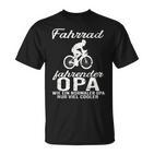 Opa auf Fahrrad T-Shirt, Cool für Radfahrende Großväter