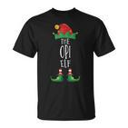Opi Elf Lustige Familien-Party-Elfe T-Shirt