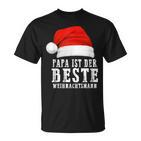 Papa Claus Merry Christmas Santa Mütze T-Shirt