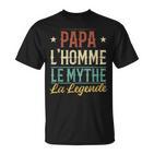 Papa Zum Vatertag Geschenk Für Papa Geburtstag Vater V2 T-Shirt