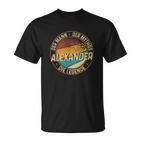 Personalisiertes Alexander T-Shirt: Mann, Mythos, Legende Tee