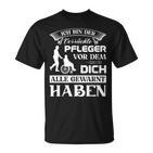 Pflegekraft Kasack Altenpfleger Ich Bin Der Verrückte Pflege T-Shirt