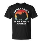 Pomeranian Is My Spirit Tierliebhaber T-Shirt
