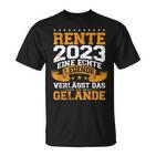 Rente 2023 Eine Echte Legende Verlässt Das Gelände V2 T-Shirt