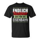 Rentner Eisenbahn Geschenk Rente Modelleisenbahn T-Shirt