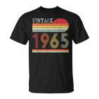 Retro Vintage 1965 Geburtstag T-Shirt für Männer und Frauen