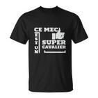 Schwarzes T-Shirt Ce mec est un super cavalier, Lustiges Reiter-Shirt