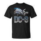 Vintage Dc-3 Flugzeug-Outfit Für Herren T-Shirt