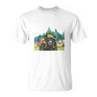 Camping Makes Me Happy Humans Make My Head Hurt V2 T-Shirt