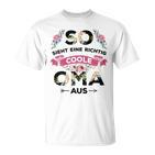 Coole Oma T-Shirt, So Sieht Eine Richtige Oma Aus Design für Großmütter
