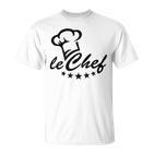 Koch Chefkoch Chef De Cuisine Sternekoch Kochmütze Küche T-Shirt