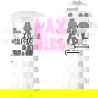 Lustiges Mädchen Lacrosse Lax Girl T-Shirt