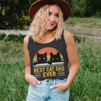 Best Cat Dad Ever Tank Tops