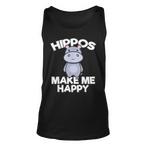 Hippopotamus Tank Tops