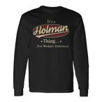 Holman Name Shirts
