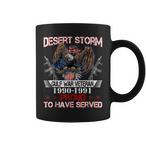 Desert Storm Veteran Mugs