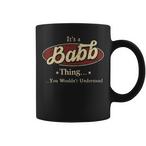 Babb Name Mugs