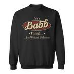 Babb Name Sweatshirts