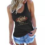 Dart Name Tank Tops