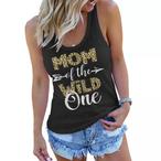 Mom Of The Wild One Tank Tops