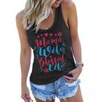 Blessed Mama Tank Tops