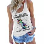 Grandmasaurus Tank Tops