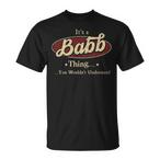 Babb Name Shirts