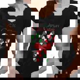 Merry Christmas Candy Canes Shirt Women V-Neck T-Shirt