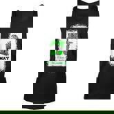 In May We Wear Green Messy Bun Mental Health Awareness  Unisex Tank Top