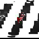 Merry Christmas Candy Canes Shirt Men Women Tank Top Graphic Print Unisex