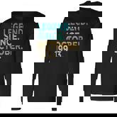 30 Years Old Legend Since October 1993 30Th Birthday Long Sleeve T-Shirt