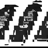 Awesome Dads Have Tattoos And Beards Father Day Long Sleeve T-Shirt