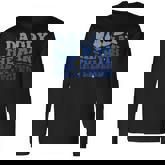 Dad Man The Myth The Legend Retro Groovy Fathers Day Long Sleeve T-Shirt