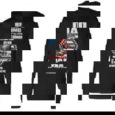 Fist Bump Being Dad Is An Honor Being Papa Is Priceless Men Women Long Sleeve T-Shirt T-shirt Graphic Print