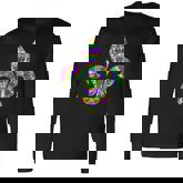 Fleur De Lis Mardi Gras Carnival Symbol New Orlean Tie Dye Long Sleeve T-Shirt