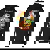 Kawaii Ramen Cat Japanese Neko Noodle Vintage Anime V7 Men Women Long Sleeve T-Shirt T-shirt Graphic Print