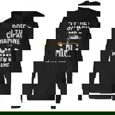 Pop The Champagne Mimi Is My New Name Men Women Long Sleeve T-Shirt T-shirt Graphic Print