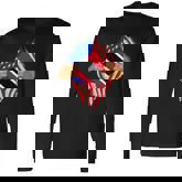 Trinidad And Tobago Blood Inside Me Flag Men Women Long Sleeve T-Shirt T-shirt Graphic Print