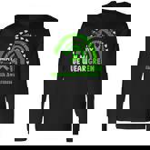 We Wear Green Mental Health Awareness Mental Health Matters Long Sleeve T-Shirt