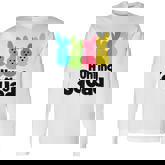 Easter Bunny Outfit Egg Hunting Squad Long Sleeve T-Shirt