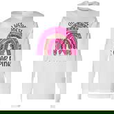 On Wednesday We Wear Pink Rainbow Breast Cancer Fighter Men Women Long Sleeve T-Shirt T-shirt Graphic Print