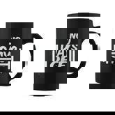 Mens No Days Off Dumbbells Green Coffee Mug