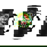 St Patricks Day Three Gnomes Holding Shamrock Gnome Rainbow  Coffee Mug