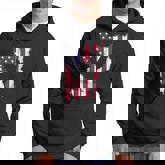 Rooster Patriotic Chicken 4Th Of July Usa Flag Men Hoodie